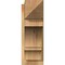 Ekena Millwork Balboa Rough Sawn Arts and Crafts Outlooker, Western Red Cedar, 8"W x 22"D x 22"H OUT08X22X22BOA03RWR - alternate 3